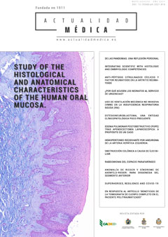 Study of the histological and anatomical characteristics of the human oral mucosa. A step towards the developement of tailored-artificial oral mucosa